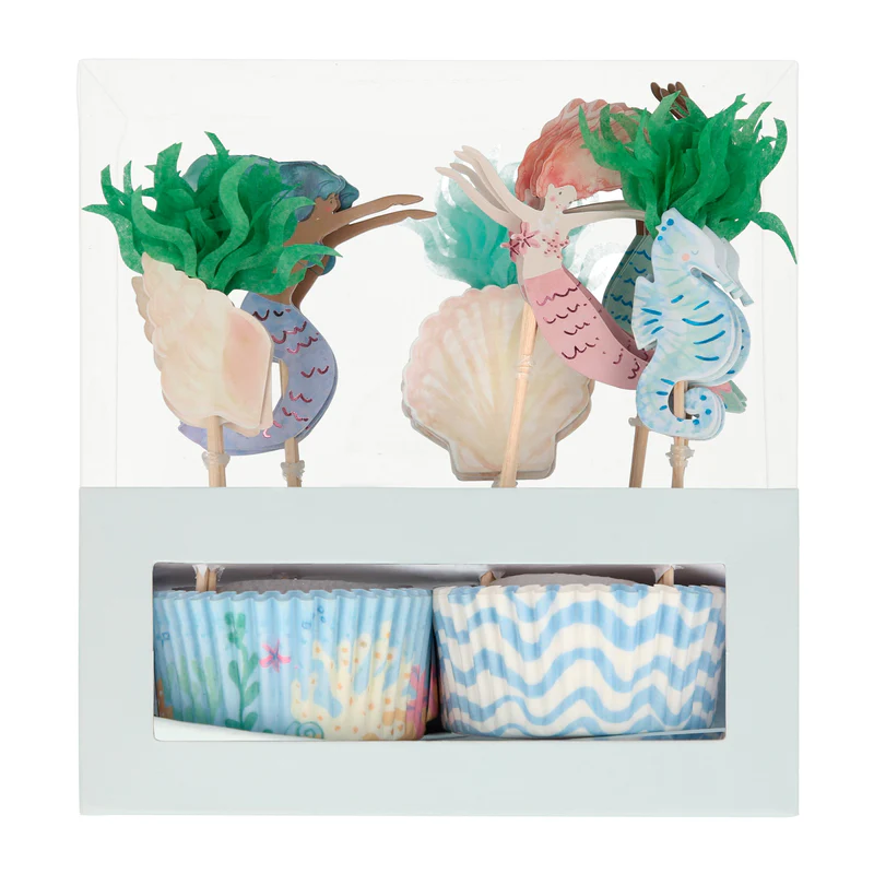Cupcake Set Mermaid