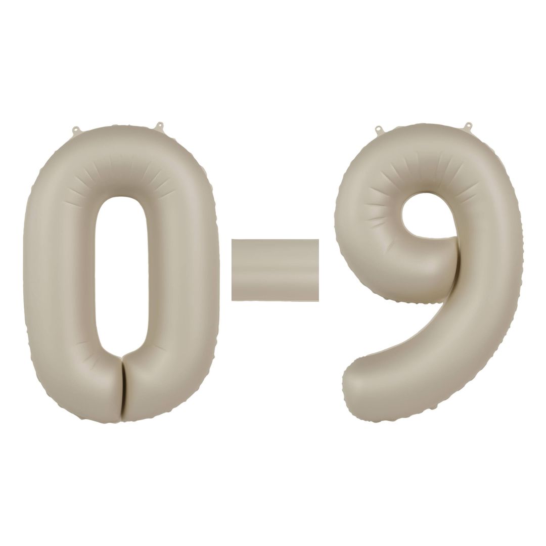 Folienzahl ultra matte creamy latte 34 in / 86cm