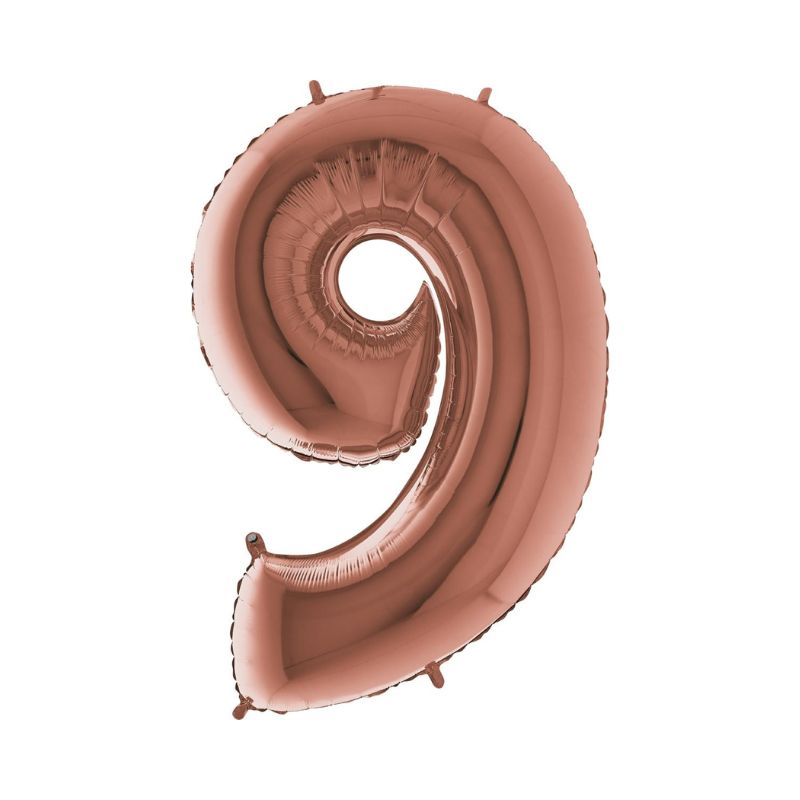 Folienzahl 9 rosegold 26 in / 66cm unbefüllt